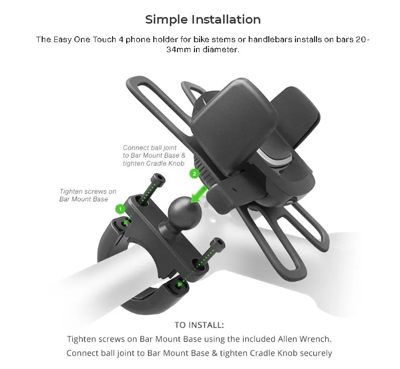 iottie easy one touch 4 bike