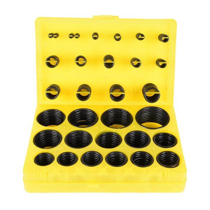 black-rubber-ring-universal-o-ring-assortment-kit-multi-functional-sealing-ring-30size-nitrile-o-ring-seal-washer-sealing-nbr-o-ring-gasket-yellow-assortment-set-kit-box-386pcs