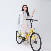 Transparent Windproof Bicycle Motorcycle Raincoat Woman Rain Poncho Impermeable EVA Hiking Raincoats For Man