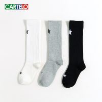 ✣❆ CARTELO Women Socks Soild Star Pattern Golf Ladies long Tube Socks Unisex Outdoor Running Cycling Long Pressure Sport Stockings