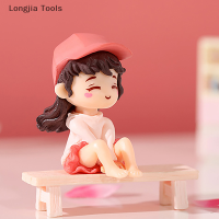 Longjia Tools ตุ๊กตาคู่น่ารักขนาดเล็กของขวัญแต่งงานขนาดเล็กเครื่องประดับภูมิทัศน์สวนนางฟ้าบอนไซตกแต่งบ้านตุ๊กตา