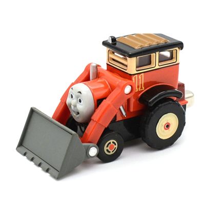 รถก่อสร้างโลหะแม่เหล็ก Thomas And Friends ขนาด1:43 Kereta Lokomotif ตุ๊กตาของขวัญโมเดลเคลื่อนไหวเด็ก