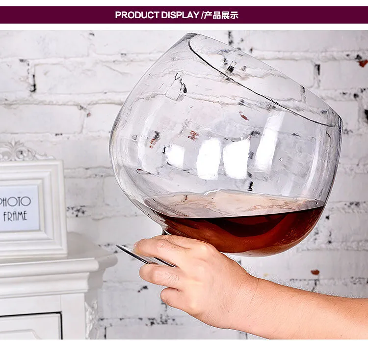 6000ML Plastic Extra-Large Wine Glasses Large-Capacity Giant Beer