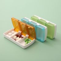 1PC Sealed 3 Grids Medicine Storage Plastic Pill