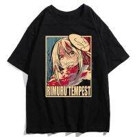 Rimuru Tempest Printed MenS 100%Cotton Short Sleeve Hip hop T-Shirt