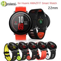 {zhiyun Watchshop}สายรัดข้อมือ22มม. กีฬาวงซิลิโคนสำหรับ Xiaomi Huami Amazfit Bip BIT PACE Lite เยาวชนสมาร์ทนาฬิกาเปลี่ยนวง Smartwatch