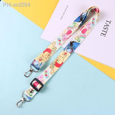 Disney Cartoons Winnie The Pooh Style Mobile Phone Lanyard Boys And Girls Cute Stitch Mobile Phone Straps Winnie The Pooh