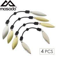 Mosodo 4pcs Twin Blade Fishing Spinner Bait Lures Swim Jigs Rattles Colorado Blades Spinnerbait Buzzbait Chatterbait Accessories Accessories