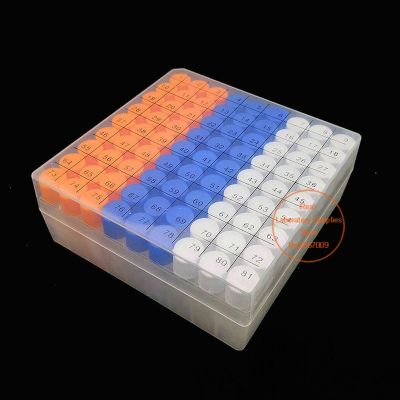 【YF】▫❀  81pieces plastic 1.8ml freezing   one piece 81vents storage box with number