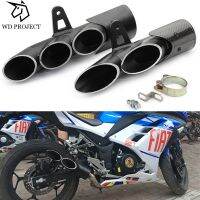 Motorcycle ตัวเก็บเสียงท่อไอเสียรถจักรยานยนต์ ATV 51Mm คาร์บอนไฟเบอร์คู่ Slip-On Exhaust Escape Moto สำหรับ R1ยามาฮ่า R6 Z600 Cbr500r Zx6r 900