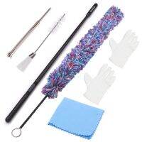 7-piece Saxophone Cleaning Brush Flute Clarinet Clarinet Cleaning Tool Care Cotton Brush Adjusting Wrench Gloves