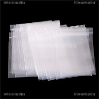 Inthespring♬ 100Pcs 0.12Mm Thick Selfseal Bags Resealable Plastic Zip Lock Packaging Bags