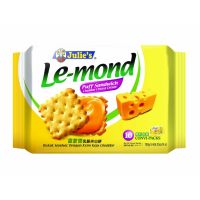 (1แถม1)JULIE`S LE-MOND CHEDDAR CHEESE 180G / จูลี่ส์ พัฟเจดดาชีส 180g