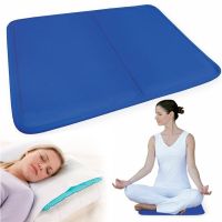 Cooling Pillow Ices Pad Comfortable Body Cool Mat Massage Cushion Blue Rectangle Head Cushion Ice Pillow For Summer Sleeping Aid Travel pillows