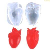 blg Silicone Soap Molds Human Heart Shaped Crafts Moulds Silicone DIY Soap Moulds 【JULY】