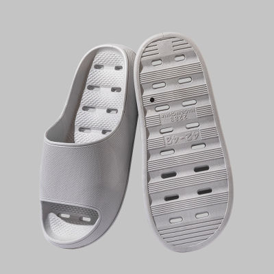 [COD] รองเท้าแตะพื้นหนาพิเศษ PVC ผู้หญิงในร่มบ้านห้องน้ำอาบน้ำระบายอากาศรุ่นใหม่ผู้ชายพื้นหนาคู่รักใช้ในบ้าน
