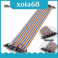 xoia68 Shop 30Cm 40Pin Wire Dupont Jumper Wire Female Male To Male Female Line Eclectic Connector Cable Wire  F/M For Arduino Diy Kit