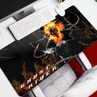 Anime Ghost Rider Super Large 1000x500mm/900x40mm XXL Rubber Mouse Pad Pc Game Tablet mMousepad With Non-Slip Edge Locking