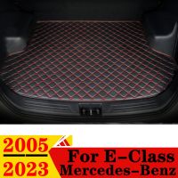 Car Trunk Mat For Mercedes-Benz E Class 2005-2023 W212 W213 Waterproof Rear Cargo Cover Carpet Pad Tail Accessories Boot Liner Nails  Screws Fasteners