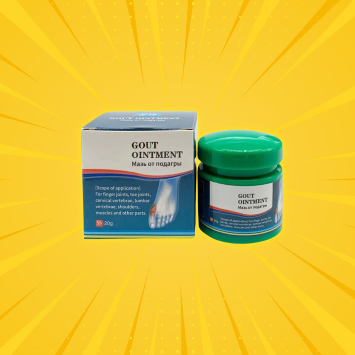 ORIGINAL Gout Ointment Cream Gout Cause Joint Knee Pain Toe Finger Bone