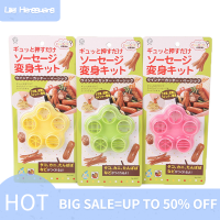 Lilei 5 in 1ไส้กรอก HOT DOG CUTTER set แฮมไส้กรอกตัดครัวตัดแม่พิมพ์ DIY