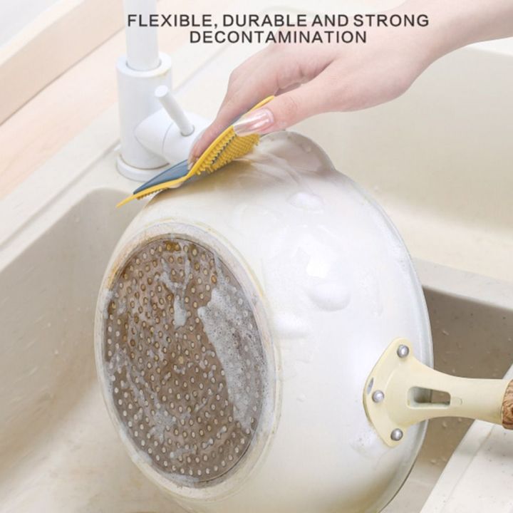 djrgs-เตาแก้วแบบยืดหยุ่นได้แขวนได้ที่ปัดน้ำฝนผักผลไม้กระดานแปรงสะอาดแปรงล้างจานแปรงทำความสะอาด