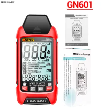 R&D MT-19 Wood Moisture Meter Digital Humidity Meters Wall Hygrometer  Timber Damp Detector Building Humidity Tester Carton