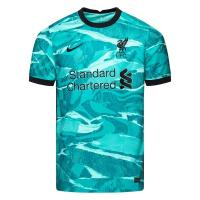 （Can Customizable）Liverpool Second Away Game 23-24 Abstract shading [Fan Version] Football T-shirt（Adult and Childrens Sizes）03