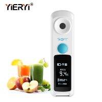 Yieryi Blue Tooth 0~55%/0~95% Brix Sugar Refractometer ±0.1% Refractive Index ATC Smart Online Monitor APP Control Meter