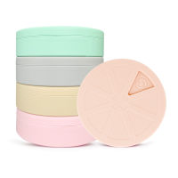 Mini Pill Weekly Medicine Pill Rotating Pill Case Splitter Pill Organizer Portable Travel 7 Day Pill Container Case