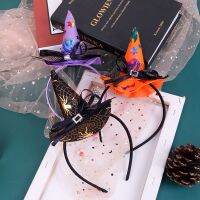 ที่คาดผมฮาโลวีน halloween accessories YDIJEJ ตลกดี น่ารักค่ะ โบว์ ฟักทอง อุปกรณ์ประกอบฉากงานเลี้ยงคอสเพลย์ หมวกแม่มด ของขวัญวันฮาโลวีน ที่คาดผมเด็ก หมวกฮาโลวีน อุปกรณ์ตกแต่งผม ห่วงผมฮาโลวีน