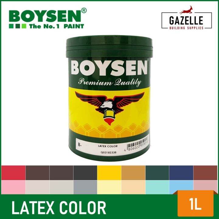 Tools Building materials 【COD】nlgjb8 Original Boysen Latex Color 1L (For Concrete Stone Surfaces