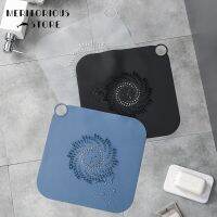 Silicone Anti-blocking Floor Drain Mat Filter Net Anti-hair Toilet Sewer Deodorant Bathroom  Kitchen Sink Drain Cover Strainer Dishracks Sink accessor