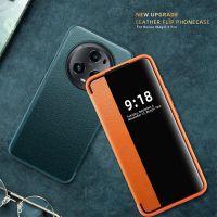 Honor Magic 5 Pro MAGIC5 Luxury Skin Window View Leather Case PU Classic Flip Cover For HUAWEI Honor Magic 5 Pro 5Pro Book Bags