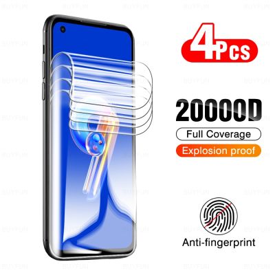 [spot goods]ไฮโดรเจลฟิล์มป้องกันเต็มพื้นที่4ชิ้นสำหรับ Asus Zenfone 9 5G 5.9ป้องกันหน้าจอขนาดนิ้วไม่ใช่กระจก Zenfone9ที่ป้องกันโทรศัพท์มือถือ