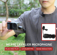 Lavalier ไมโครโฟนสำหรับ DJI Action 4 Action 3 Action 2 Insta360 One RS R Insta360 X3 X2อุปกรณ์เสริมลดเสียงรบกวนที่มีประสิทธิภาพ