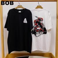 Tee BOB เสื้อยืดแขนสั้นสกรีน ลายงู “pa’lace” unisex tshirt S-3XL