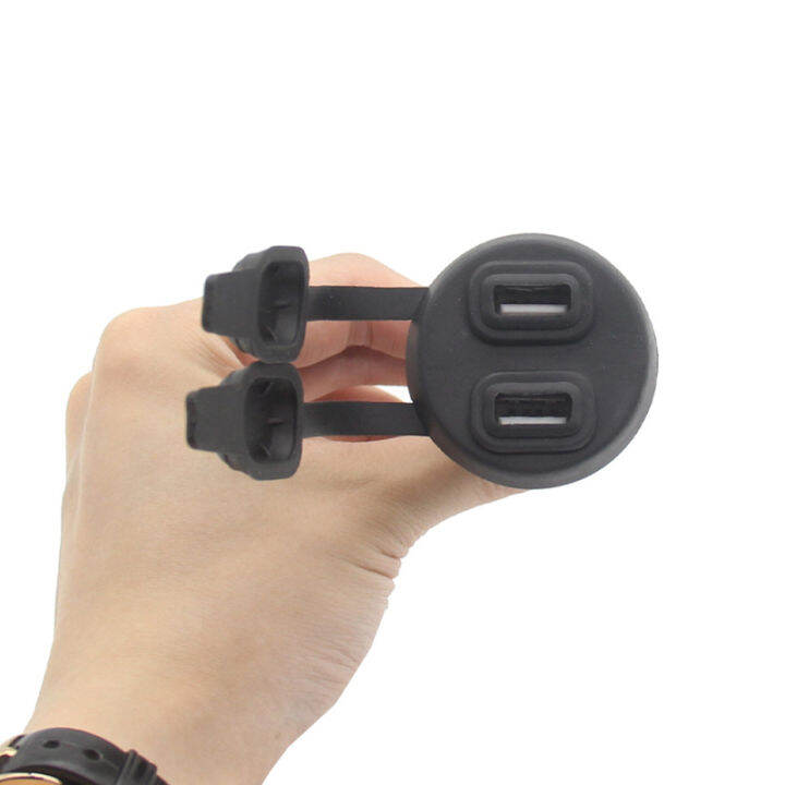 charger-sepeda-motor-c-usb-คู่เต้าเสียบไฟอะแดปเตอร์เต้าเสียบชาร์จเร็วเข้ากันได้กับกล้องแท็บเล็ตสมาร์ตโฟน-gps