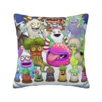 My Singing Monsters Cold Island Acapella Pillow Case Decor Home Video Game Nordic Cushion Cover Soft Pillowcase Cushion Cover