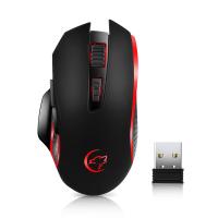 G821เมาส์สำหรับเล่นเกมส์เมาส์สายแบบชาร์จได้เมาส์น้อยเมาส์แบบปรับได้2400DPI ออปติคอล Mouse Komputer ความถี่2.4Hz สำหรับแล็ปท็อปคอมพิวเตอร์