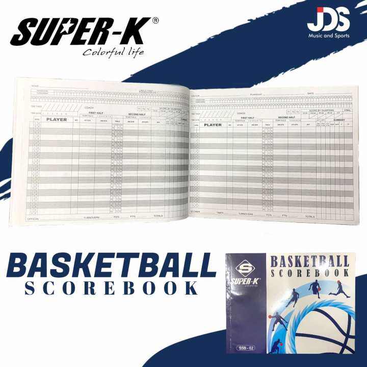 SuperK Basketball/Volleyball Scorebook Lazada PH