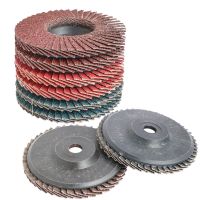 ∏ Flat Flap1pc/3pc/10pc 50mm 75mm Flap Discs 3 Sanding Discs 80 Grit Grinding Wheels Blades Wood Cutting For Angle Grinder