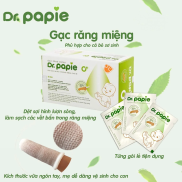 Gạc Rơ Lưỡi Dr.Papie - 30Gói Hộp