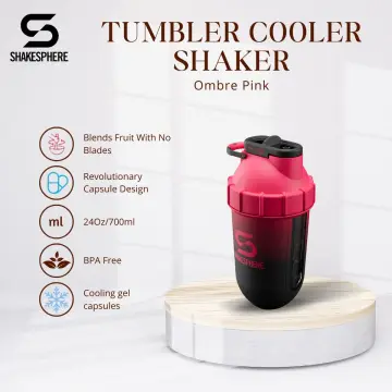 ShakeSphere Cooler Shaker 700mls / Ombre Yellow