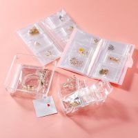 Jewelry Storage Book Fashion Fine Jewelry Display Anti-oxidation Bags Desktop Drawer Earrings Jewelry Organizer Packaging Box