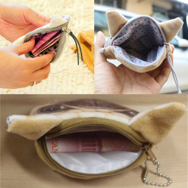 3d-wallet-bag-coin-purses-plush-dog-purse-animal-face-zipper-mini-cat-cute-3d