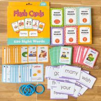 Flash Card Sight Word  ฝึกอ่านอังกฤษ การ์ด 220 ใบ ?พร้อมประโยคภาษาอังกฤษฝึกอ่านสะกดคำ