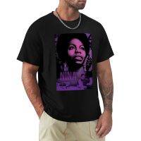 Famous Black Series _ Nina Simone Mood T-Shirt Sports Fan T-Shirts Cute Clothes Mens T-Shirts Anime