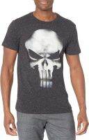 Marvel Mens The Punisher Skull Logo Icon T-Shirt