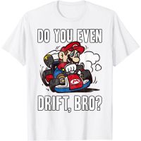 HOT ITEM!!Family Tee Couple Tee Adult T-Shirt Nintendo Mario Kart Do You Even Drift Bro Graphic T-Shirt - Mens T-Shirt